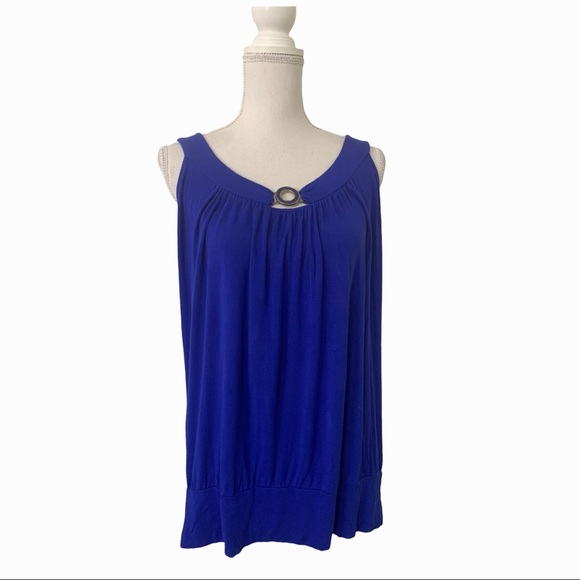 PERFECT for SPRING/SUMMER TO w/NECKLINE DETAIL 1X PLUS - Picture 1 of 7